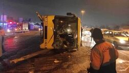 مصدومیت ۲۶ نفر در پی حادثه تصادف در شهرضا
