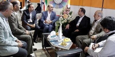 بازدید مدیرعامل بیمه ایران از  نمایشگاه الکامپ