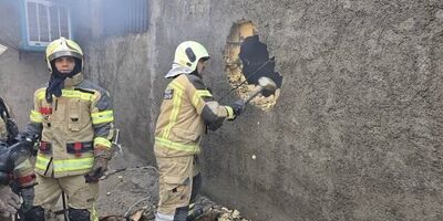 آتش‌سوزی در کارگاه رنگرزی شهرک گلریز
