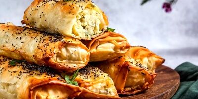 طرز تهیه بورک مرغ و قارچ به روش ترکیه ای
