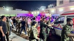 آتش‌سوزی در یک مراسم عروسی در شمال عراق/ ده‌ها نفر جان باختند
