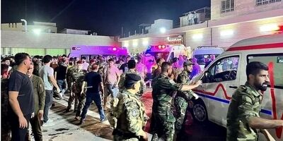 آتش‌سوزی در یک مراسم عروسی در شمال عراق/ ده‌ها نفر جان باختند
