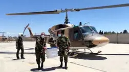 یک فروند بالگرد در دزفول سقوط کرد