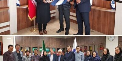 تقدیر از نمایندگان برتر شعبه ارس شرکت بیمه امید