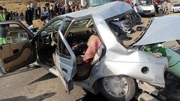 تصادف مرگبار پژو ۴۰۵ باتریلی در دلیجان+ فیلم