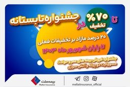 جشنواره تابستانی بیمه ملت با تخفیف‌های ویژه آغاز شد
