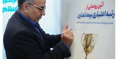 حمایت رئیس کل بیمه مرکزی از انجام فرایند رتبه اعتباری بیمه تعاون/ رتبه اعتباری، مقوم ارتباطات بین المللی
