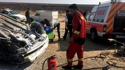 برخورد تیبا و پژو پارس در جاده مهمانشهر سمنان/ ۲ نفر جان باختند