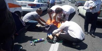 عدم توجه به جلو راننده نیسان باعث فوت عابر پیاده شد
