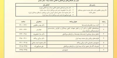 عناوین مقالات پنل‌ تخصصی «همکاری‌های بین‌المللی و اتکایی صنعت بیمه» در همایش بیمه و توسعه 1403

