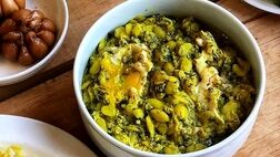 با این روش ساده خورش باقلا قاتق را سه سوت درست کنید 