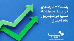 رشد 32 درصدی درآمد ماهانه سپ در شهریور ماه امسال