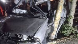 مرگ راننده پراید پس از برخورد با درخت در جلال آل‌احمد
