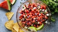 چطوری سالاد سالسای هندوانه درست کنیم؟
