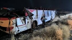جزئیات واژگونی اتوبوس زائران کربلا در جاده قروه