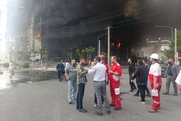 ۸ کشته و ۴١ مصدوم در حریق پاساژ ارغوان اندیشه
