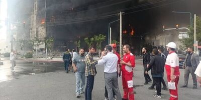 ۸ کشته و ۴١ مصدوم در حریق پاساژ ارغوان اندیشه
