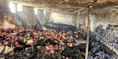آتش انبار بزرگ مواد شوینده در سبزوار مهار شد