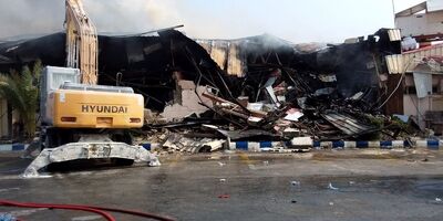آتش سوزی بازار پردیس جان یک نفر را گرفت
