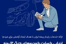 ارزیابی خسارت خودروهای جنگ ۱۲ روزه در ایستگاه پایانی
