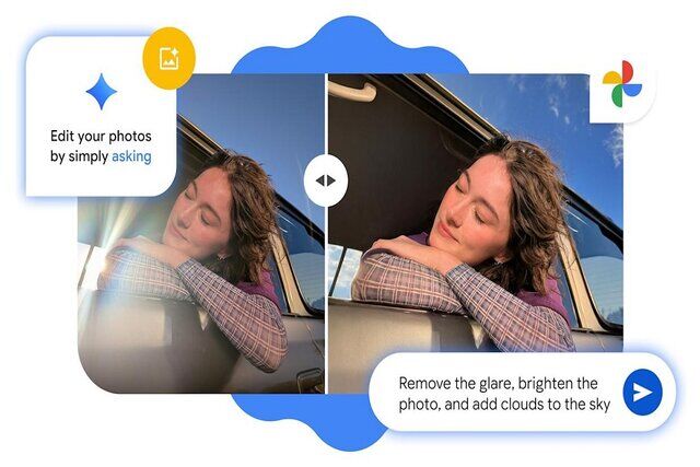 ویرایش عکس‌ها در «گوگل فوتوز» با دستورات صوتی و متنی
