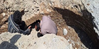 کشف بنای تاریخی در تربت‌حیدریه پس از نشست زمین
