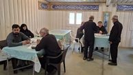 برپایی میز خدمت بیمه ایران در مصلای نماز جمعه تهران
