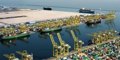 بندر جبل علی امارات  تعطیل شد