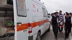 مصدومیت ۱۰ نفر در تصادف پراید و تیبا در سمنان
