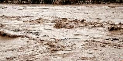 سیل درهرسین راه ارتباطی 3 روستا را قطع کرد