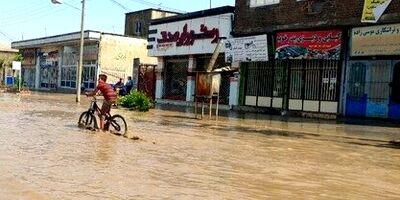مفقود شدن یک نفر در سیلاب کلاله/ مدارس کلاله تعطیل شد