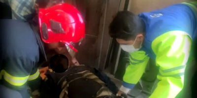 قطع دو پای یک کارگر بر اثر حادثه انفجار سیلندر
