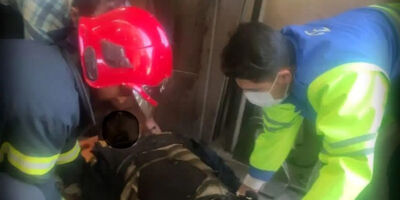 قطع دو پای یک کارگر بر اثر حادثه انفجار سیلندر
