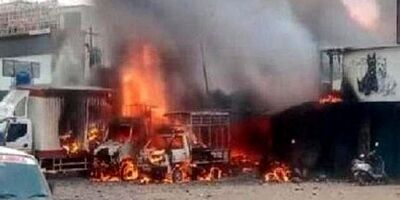 ۶ کشته و ۹ زخمی در آتش سوزی یک کارخانه در جنوب غربی هند