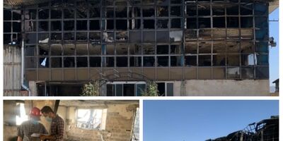 بیمه سامان بررسی میزان خسارت کارخانه حادثه دیده شهرک صنعتی را شروع کرد