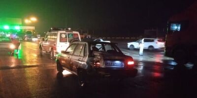 ۵۰ نفر در تصادف زنجیره‌ای در کاشان حادثه دیدند
