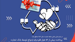 پرداخت بیش از 52 هزار فقره وام ازدواج توسط بانک تجارت
