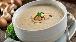 طرز تهیه سوپ شیر و خامه و قارچ 