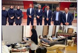 اهداء خون توسط کارکنان برخی شعب بیمه سرمد
