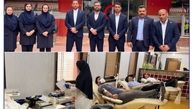اهداء خون توسط کارکنان برخی شعب بیمه سرمد

