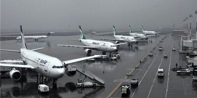 پروازها تا بعدازظهر فردا لغو می‌مانند
