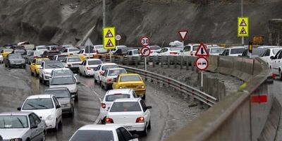 
ترافیک سنگین در محور‌های اطراف تهران