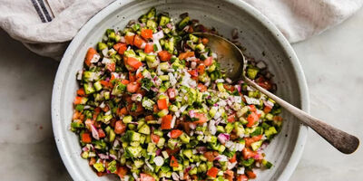 طرز تهیه سالاد شیرازی
