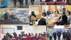 بازدید مدیر عامل بیمه نوین از شعبه مشهد
