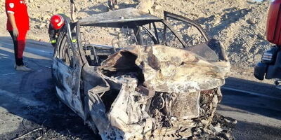 ۳ کشته در تصادف و آتش‌سوزی ۲ پژو/ احتمال افزایش جان‌باختگان با کشف یک گوشواره نوزاد
