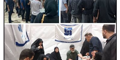 خدمت‌رسانی بی‌وقفه خادمان سرمد به زائران اربعین در مرز ایلام
