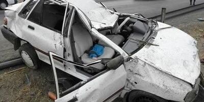 فوت ۲ نفر بر اثر واژگونی خودرو در نطنز
