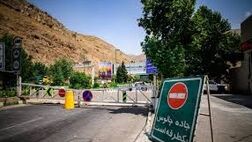 اعمال محدودیت ۲۴ ساعته تردد در محور چالوس و آزادراه تهران-شمال
