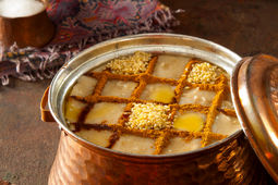 طرز تهیه حلیم رژیمی با جو دو سر پرک و مرغ
