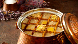 طرز تهیه حلیم رژیمی با جو دو سر پرک و مرغ
